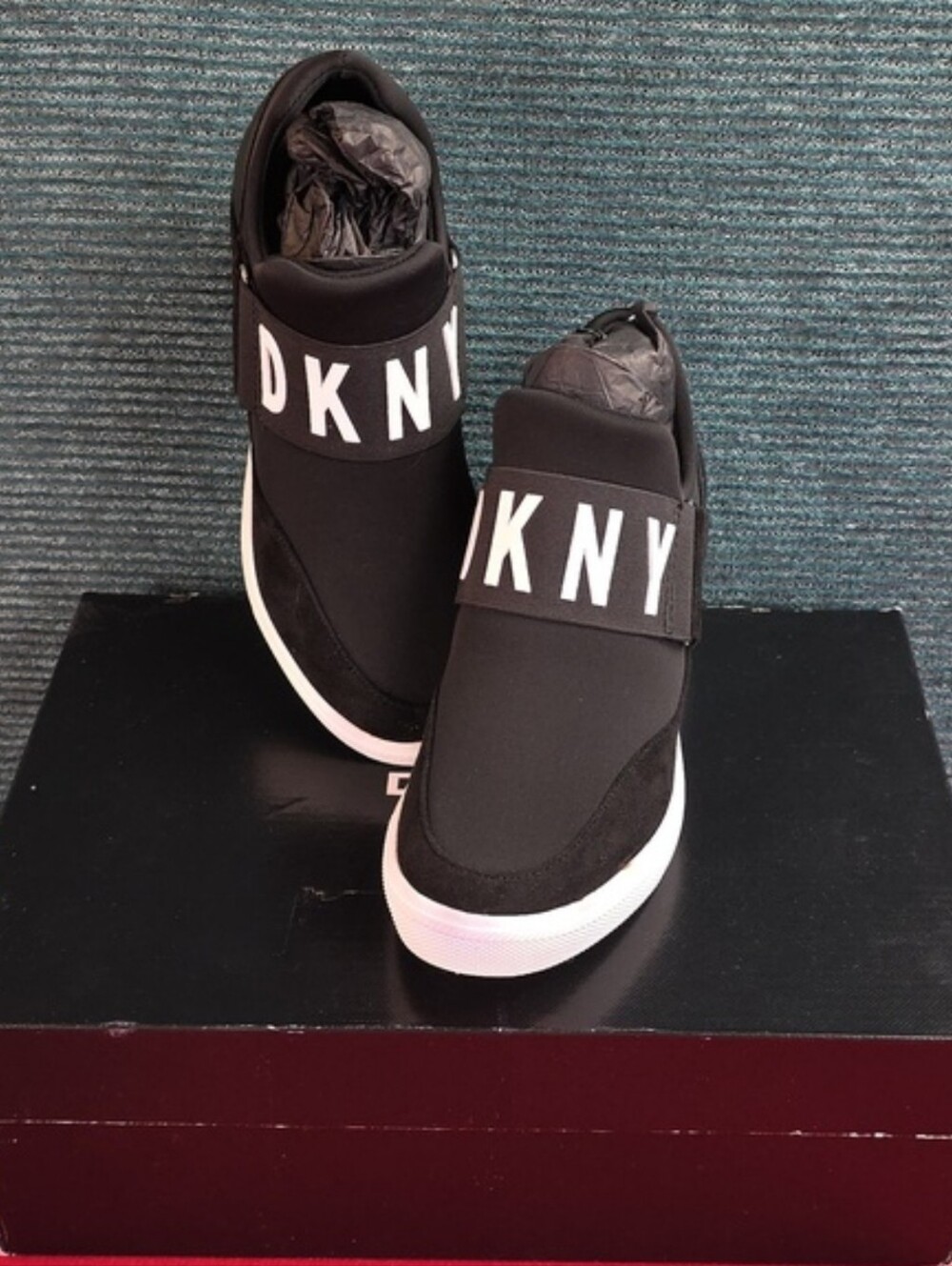 DKNY Cosmos Wedge Sneakers NEW Two Sizes,  7 And 5.5